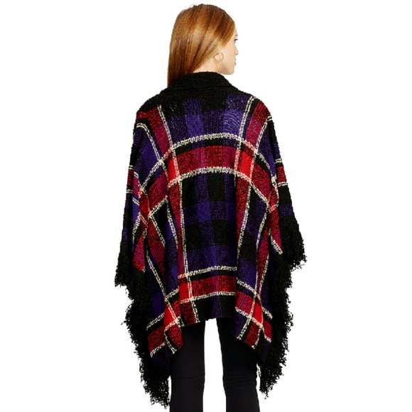 Lauren Ralph Lauren Cardigan Poncho Blanket - Picture 2 of 2
