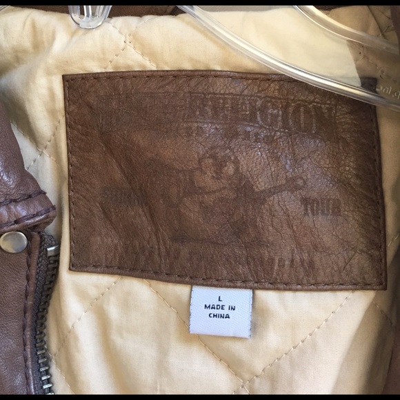 True Religion leather jacket - Picture 2 of 3