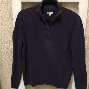 Purple pullover sweater