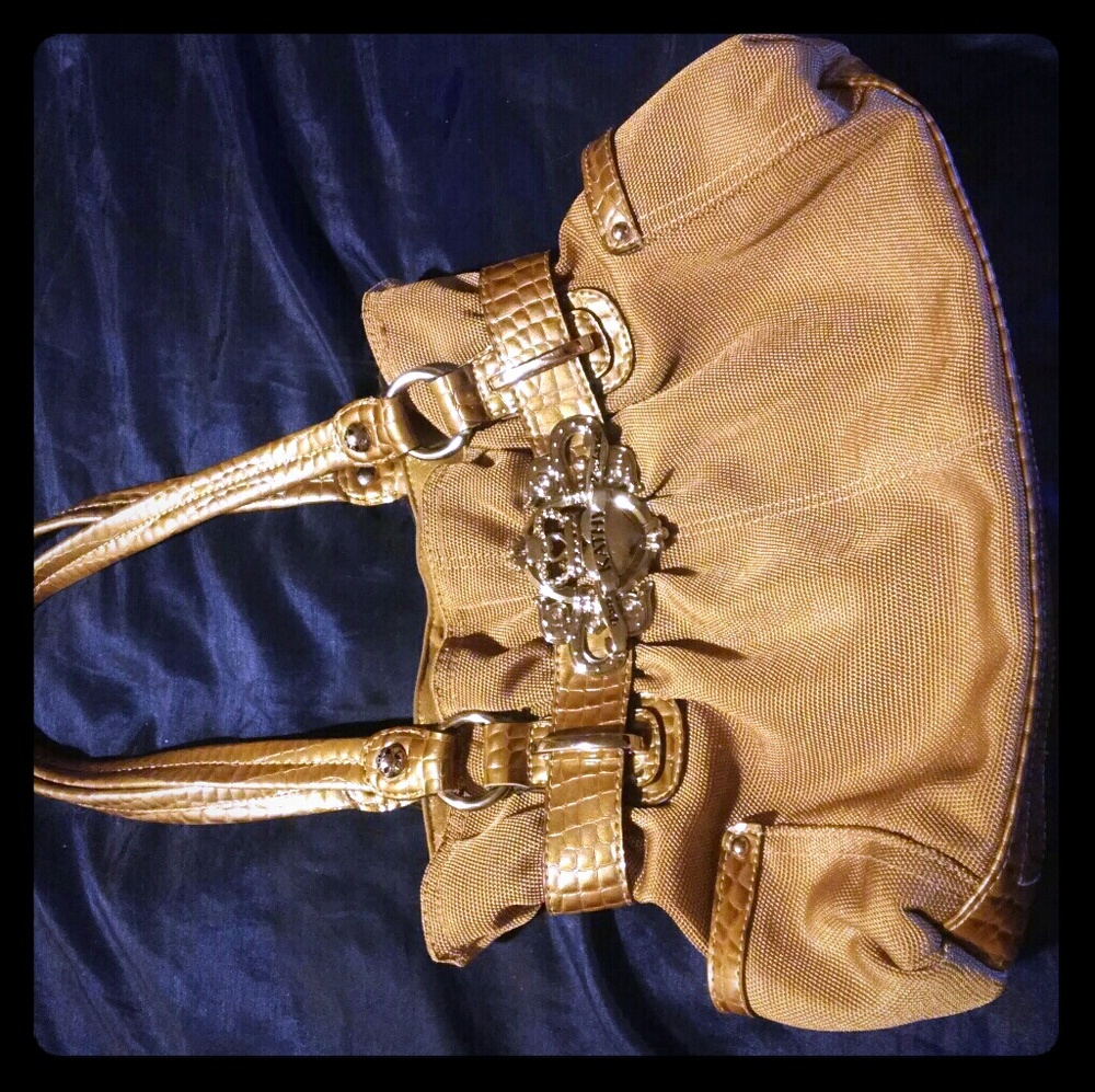 **SOLD**Kathy Van Zeeland Gold Purse