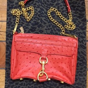Rebecca Minkoff orange cross body bag