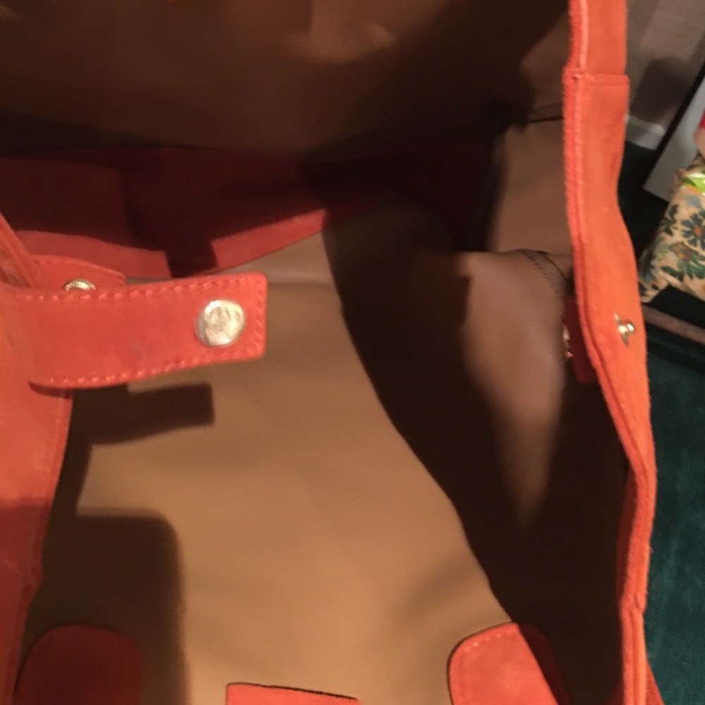 Rust suede bag - Picture 2 of 2