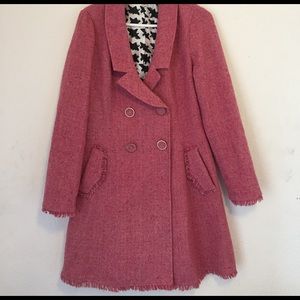 Luna Lovegood Pink Tweed Coat