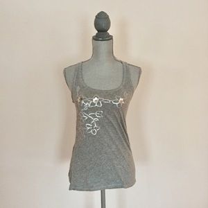 Hollister tank top with beads and sequins details