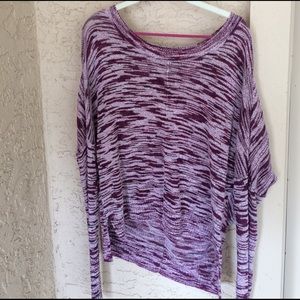 Urban Outfitters purple and white long sleeve