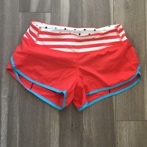 Sea wheeze limited edition lululemon speed shorts