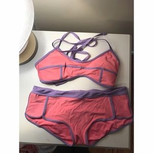 Aerie scoop bikini top and bottom set