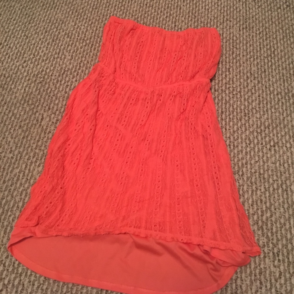 🌞 Coral strapless sundress 🌞