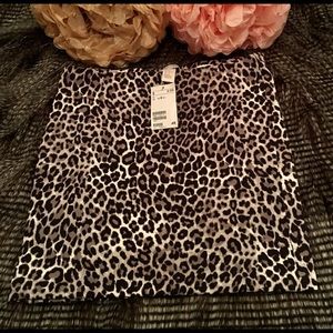 NWT Leopard Print Mini SZ SML Elastic Waist