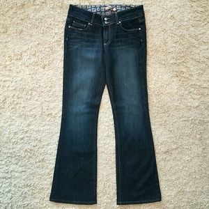 Paige Dark Denim Flare Cut Jeans NWOT