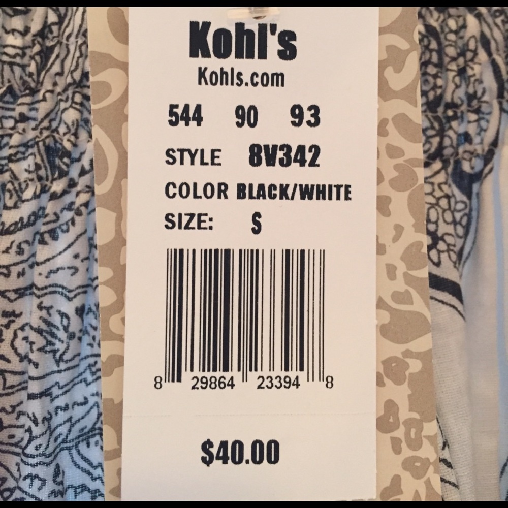 ✨ BLACK AND WHITE DEREK HEART DRESS Sz s ✨ - Picture 4 of 4