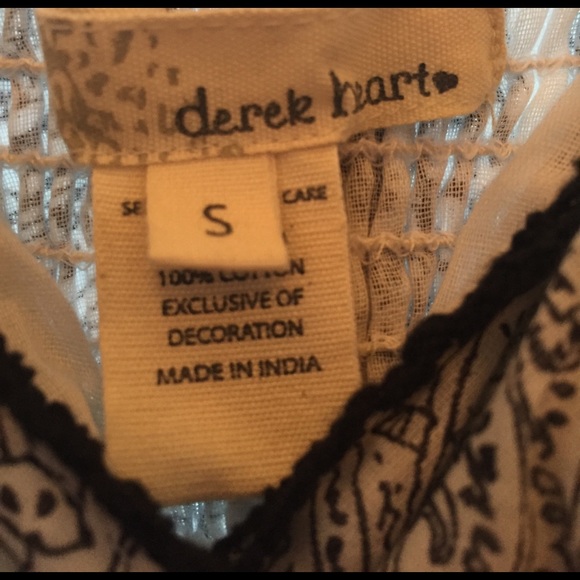 ✨  BLACK AND WHITE DEREK HEART DRESS Sz s ✨ - Picture 2 of 4