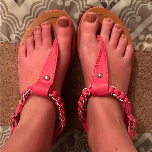 Bamboo Shoes - | pink bamboo sandals |