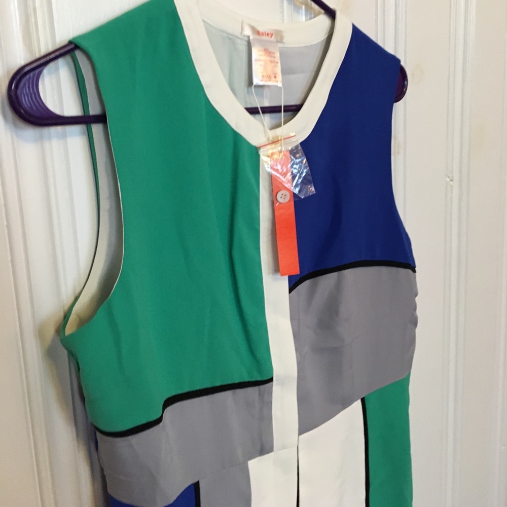 NWT ModCloth color block dress