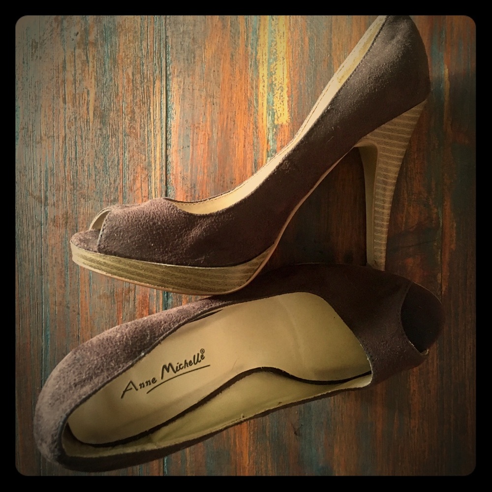 Sexy suede wedges