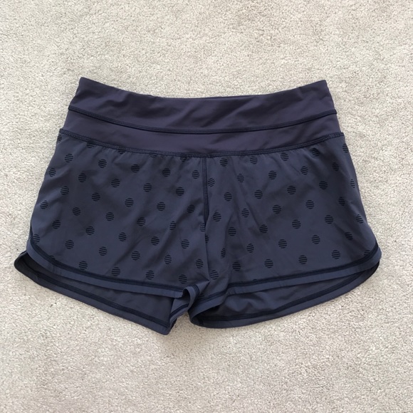 lululemon athletica Pants - Lululemon. Groovy Run Shorts. Cadet Blue Dot.