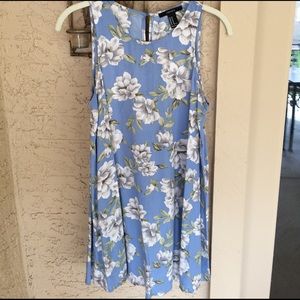 Forever 21 blue floral dress