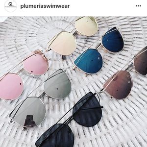 Plumeria Swimwear Alia Mirrored Sunglasses