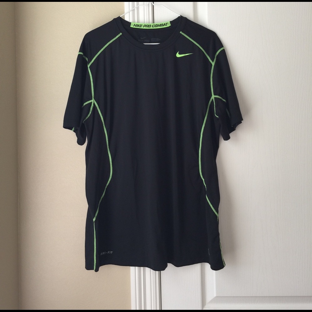 Men's Nike Pro Combat dry fit tee
