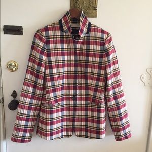 J.Crew Plaid Regent Blazer Size 6