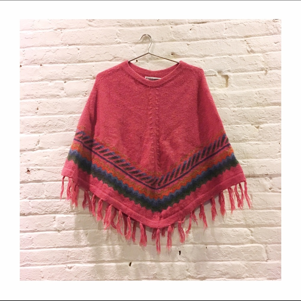 HANDMADE alpaca poncho