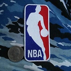 IRON ON NBA PATCH WASHER DRYER FRIENDLY