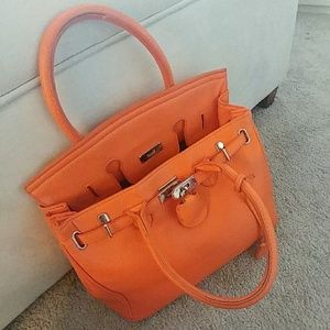 Orange handbag