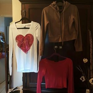 Lot of 3 ...1 BCBG, 1 VS Tee.,  1 Half Tee
