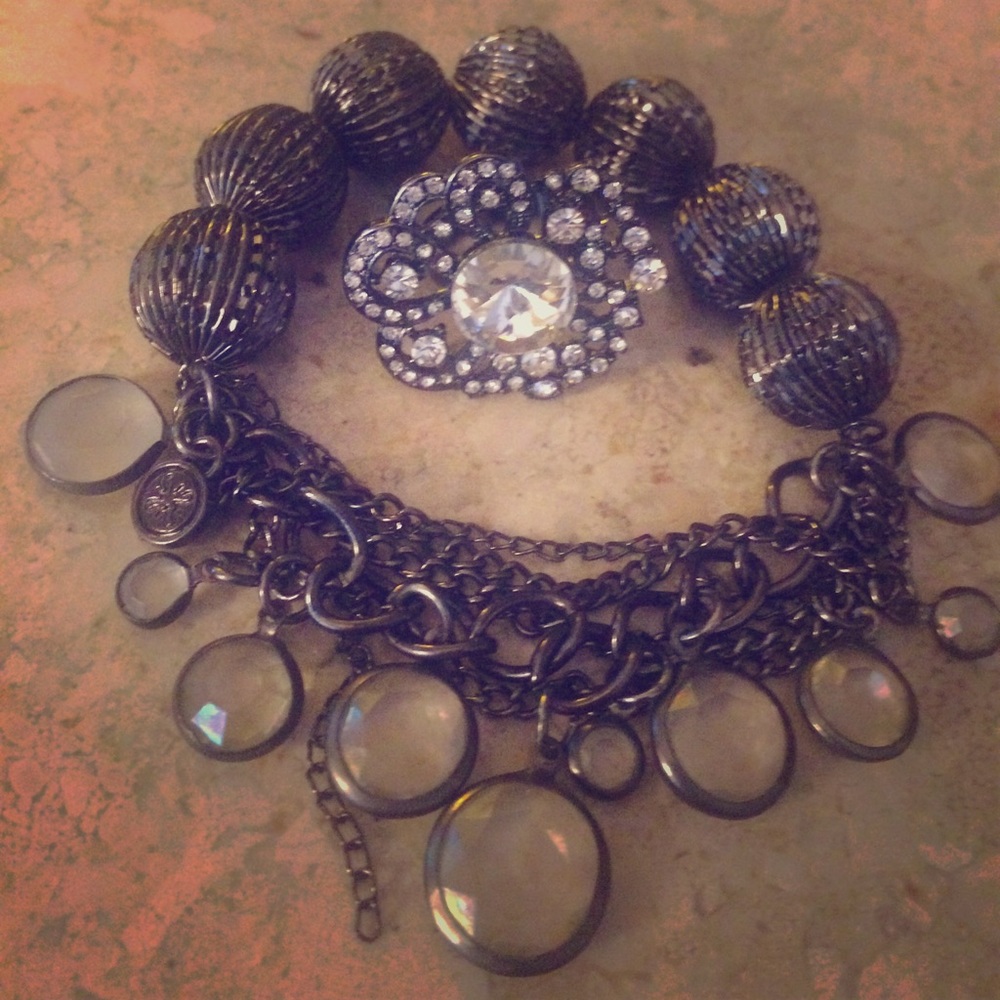 Vera Wang Stretch bracelet & ring Bundle