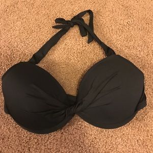 cute barely worn black bikini top