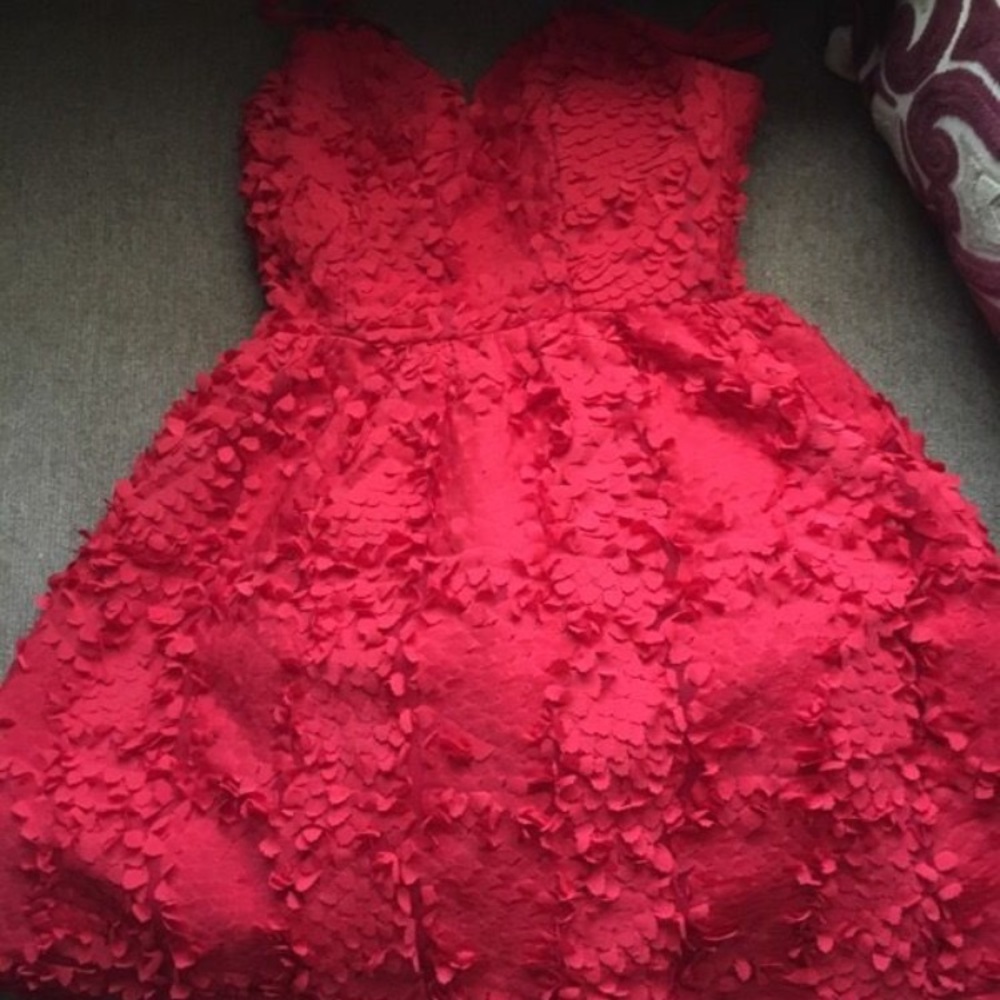 Red h&m dress