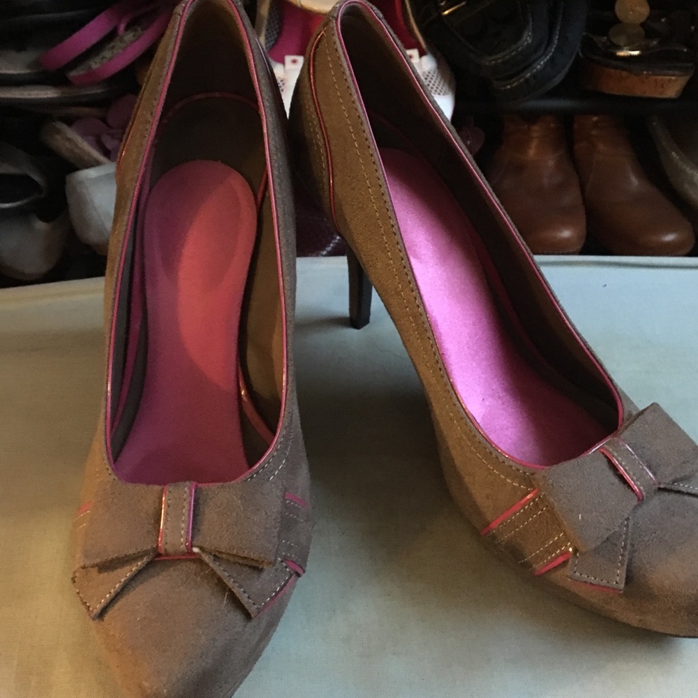 Sexy Heeled Bowed Shoes