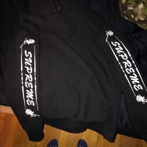 Supreme Rose Hooded Sweatshirt FW16