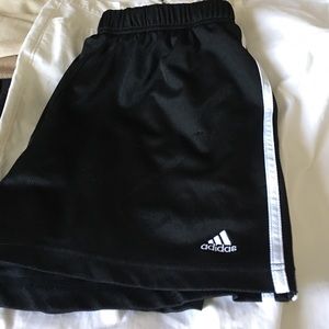 Adidas Black elastic waist shorts