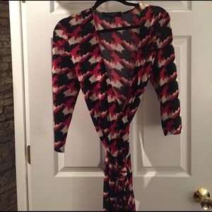 Fantastic knit wrap dress!