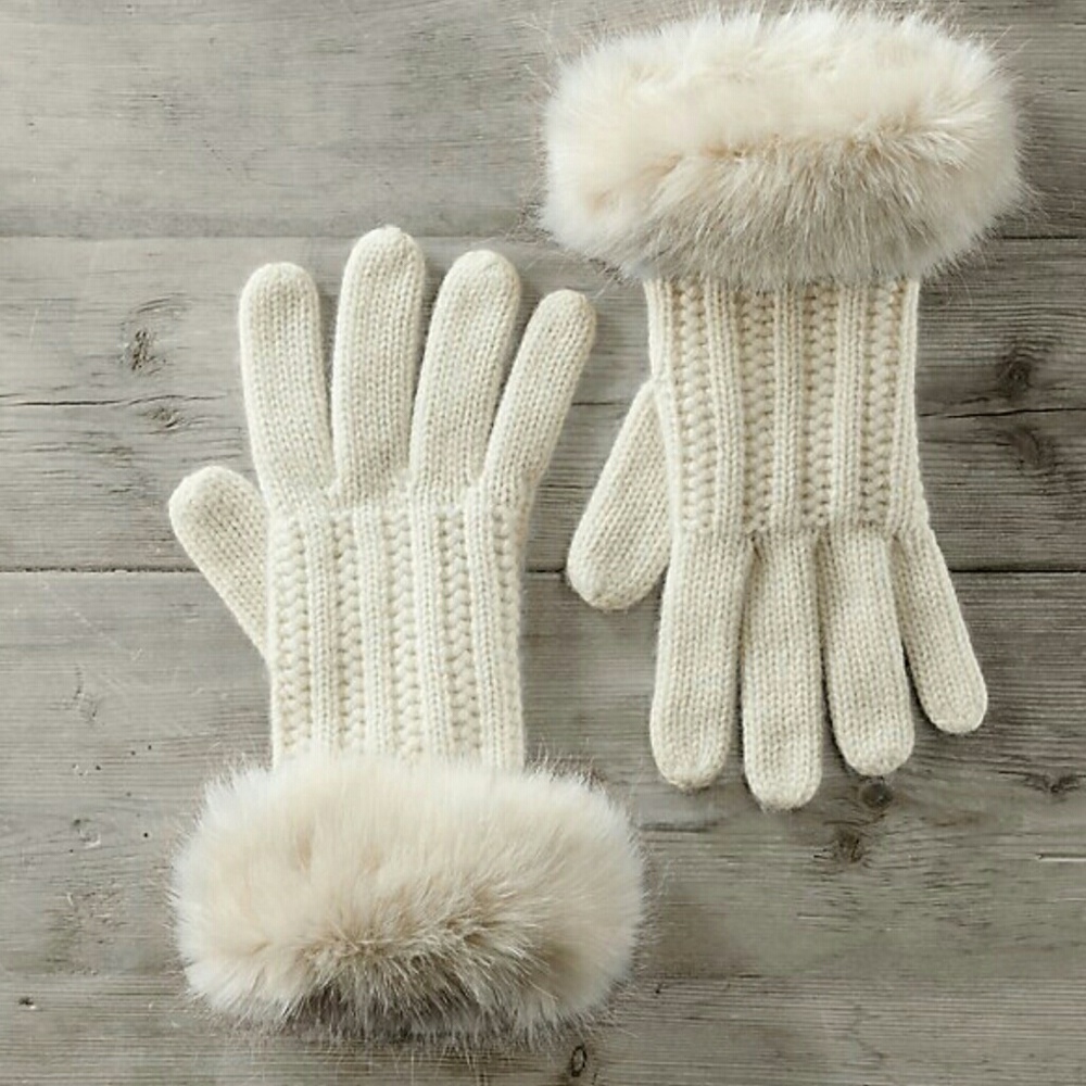 Restoration Hardware Cashmere gloves