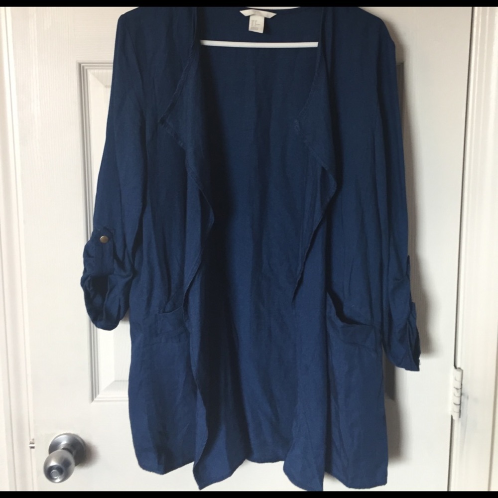 !!!SOLD!!!! H&M Lyocell Open Cardigan/Light Jacket