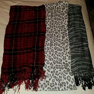 Bundle of 3 Fashion Scarves
