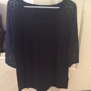 Navy blue blouse