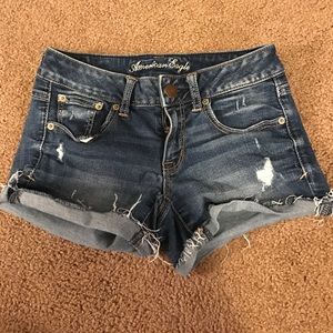 american eagle jean shorts