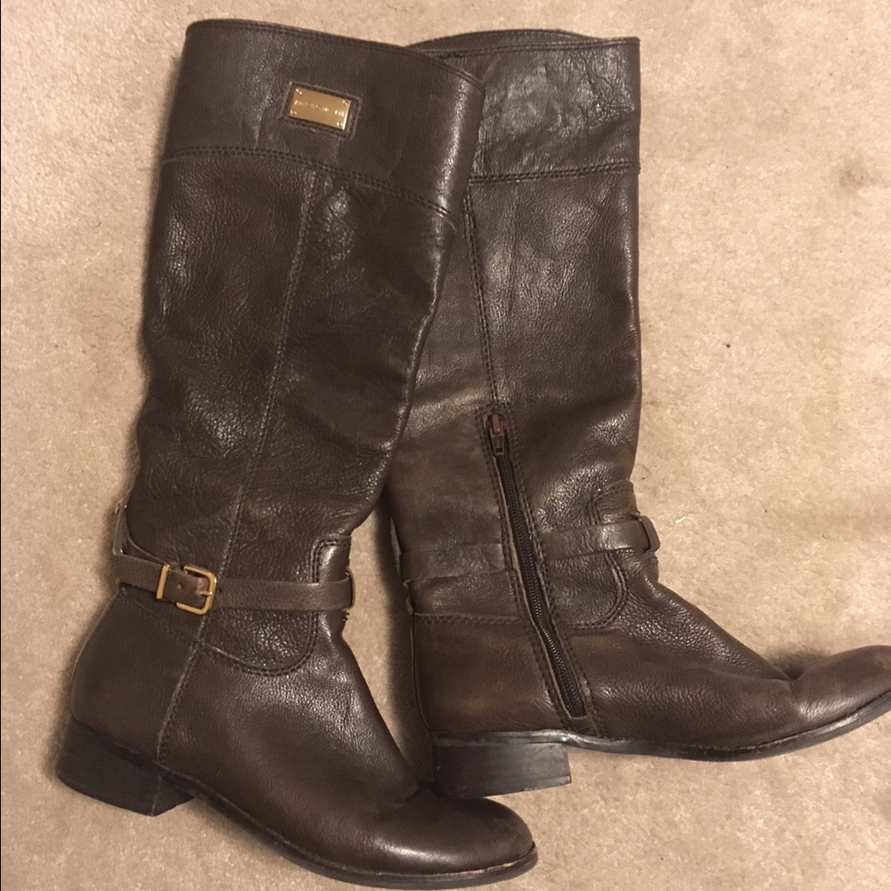 Antonio Melani brown leather riding boots