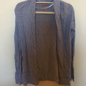 Thin gray cardigan