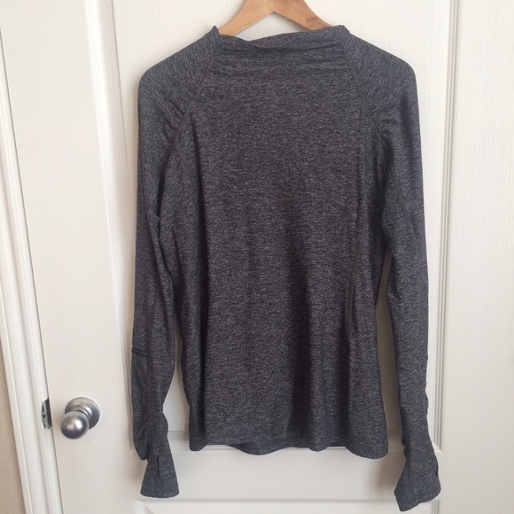 Lululemon Warm It Up Long Sleeve Heathered Black - Picture 3 of 4