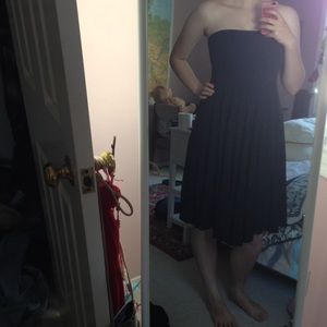 Garnet hill black strapless dress !!SOLD!!