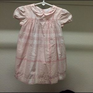 Pink Burberry dress with matching bloomers