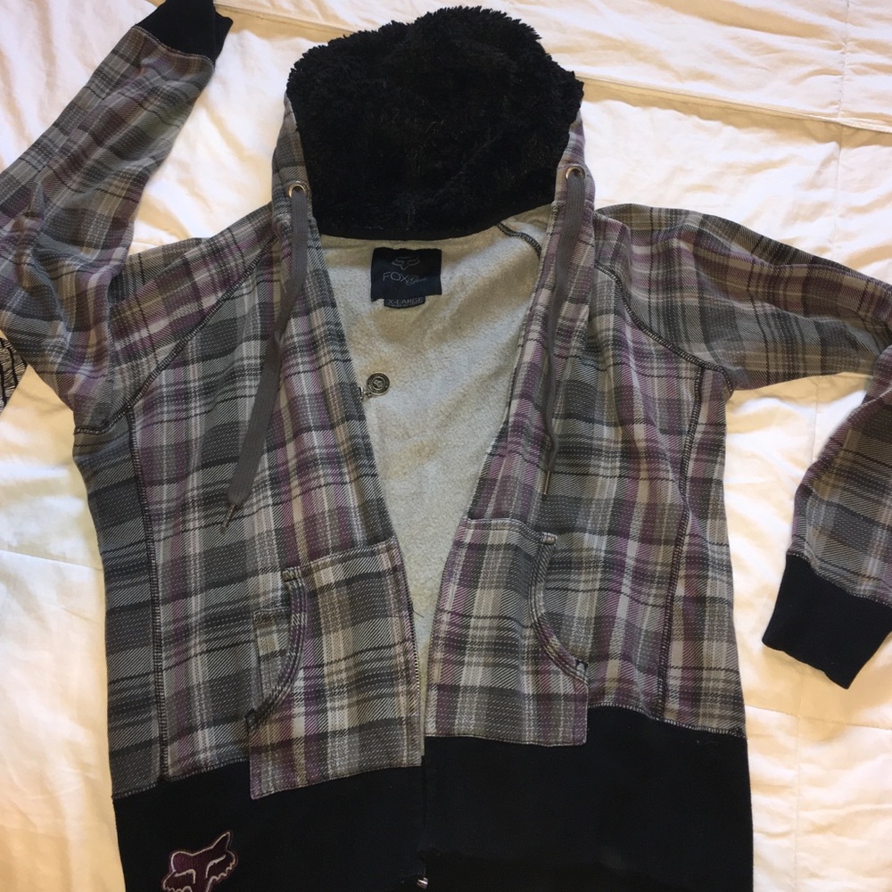 Fox zip up hoody