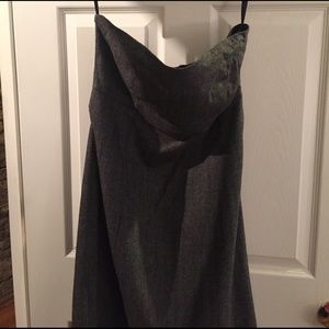 Adorable strapless wool dress!