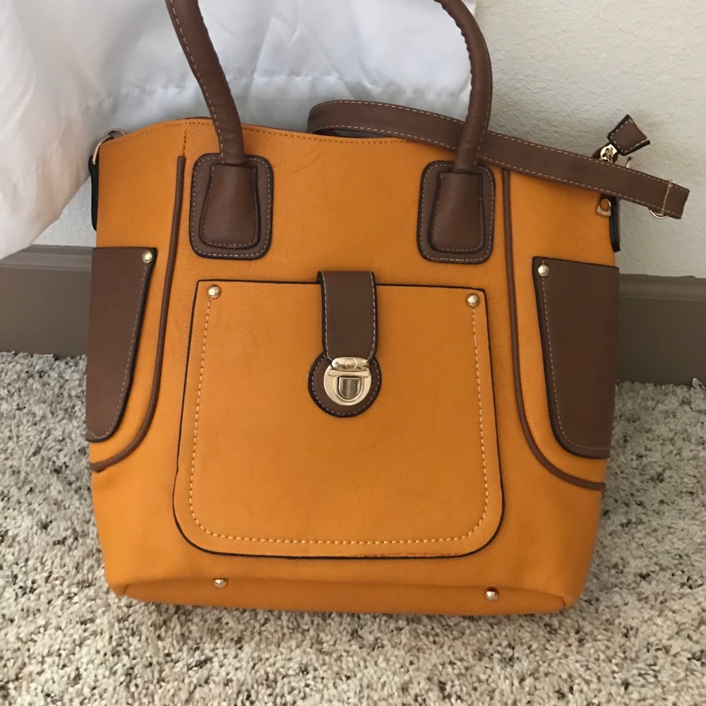 Mustard yellow purse