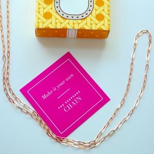 Stella & Dot 30" Rose Gold Chain