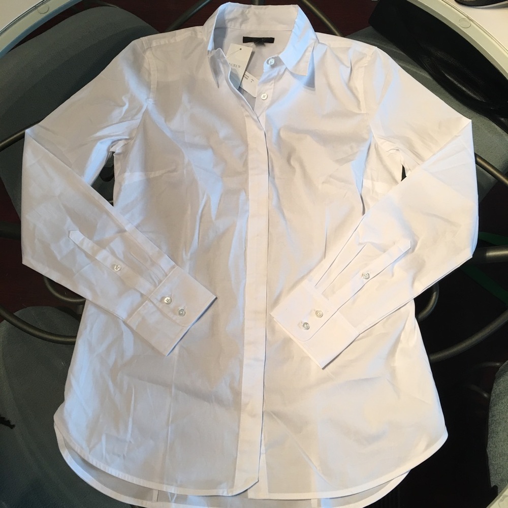 J.Crew white Favorite Shirt